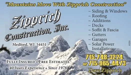 Slide of Zipprich Construction