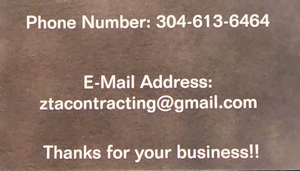 Slide of ZTA Contracting