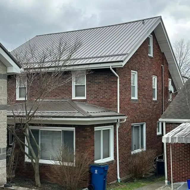 Emergency metal roofing installation in New Alexandria, PA by Zundel Construction