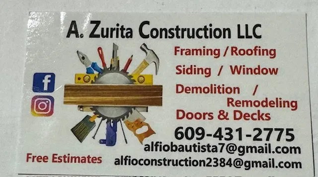 Slide of Zurita Construction
